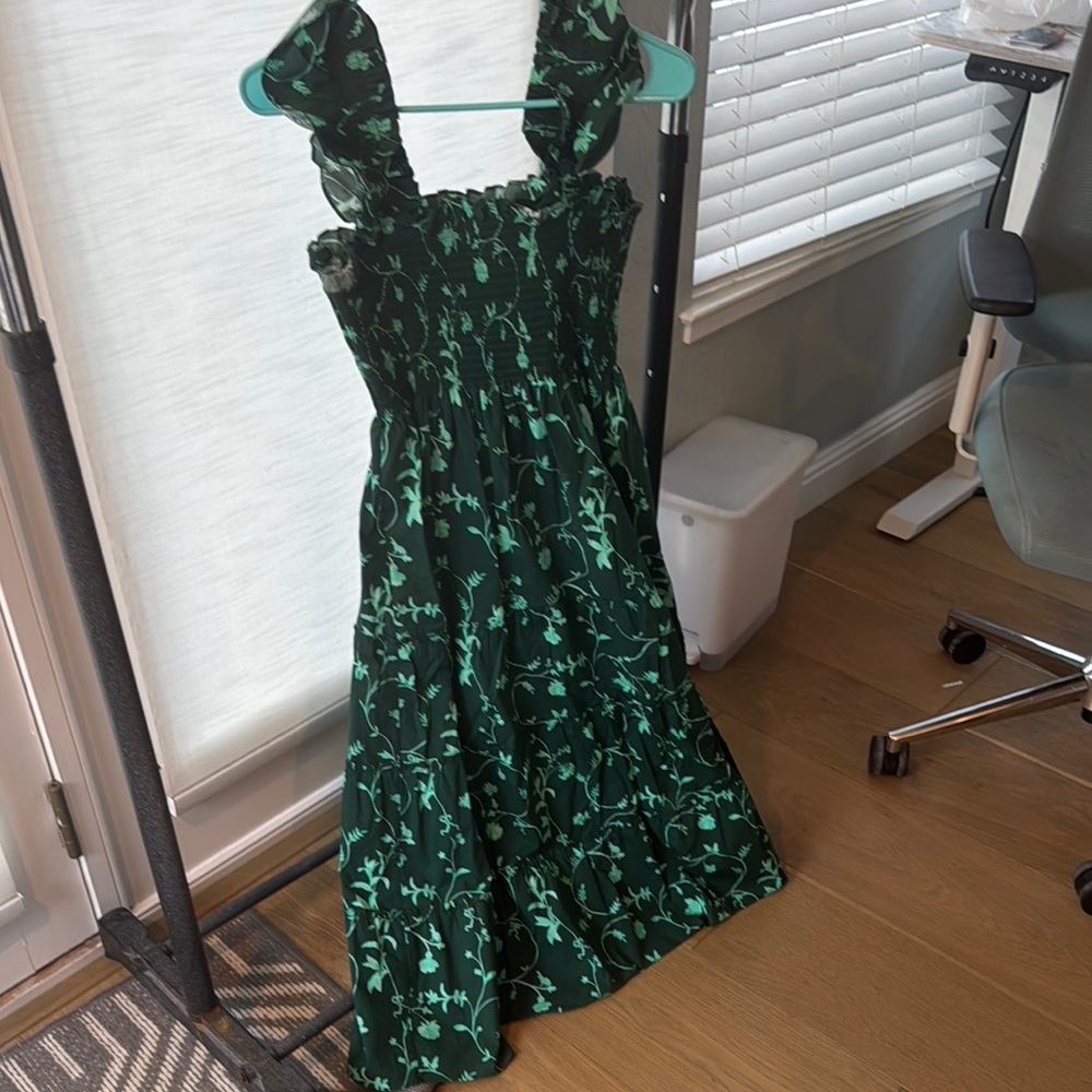 Hill House Floral Green Ellie Nap Dress